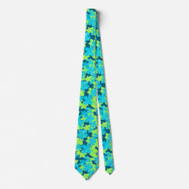 Corbata Bilateral floral del hibisco hawaiano de Hanalei