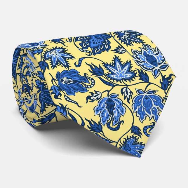 Corbata Bilateral tropical de la impresión del batik del (Enrollado)