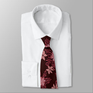 Corbata Billy Bong Hawaiian - Johnny Aloha Buzz Satin Tie