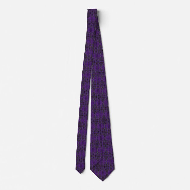 Corbata Bio Art - Púrpura (Reverso)