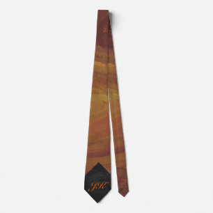 Corbata Bizada Carmel Chocolate