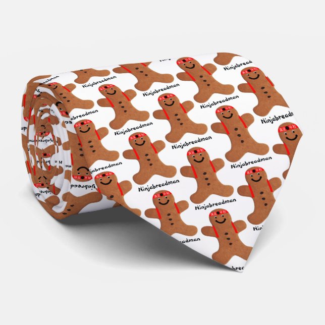 Corbata Bizcocho de Ninjabreadman (galleta) (Enrollado)