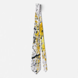 Corbata Black and Gold Ink Strokes