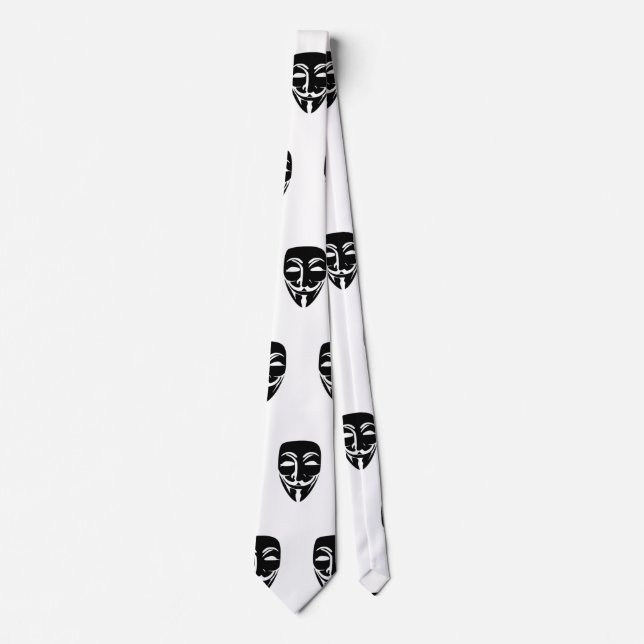 Corbata Black Anonymous face fiesta (Anverso)
