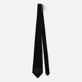 Corbata Black Cat Eyes elegante