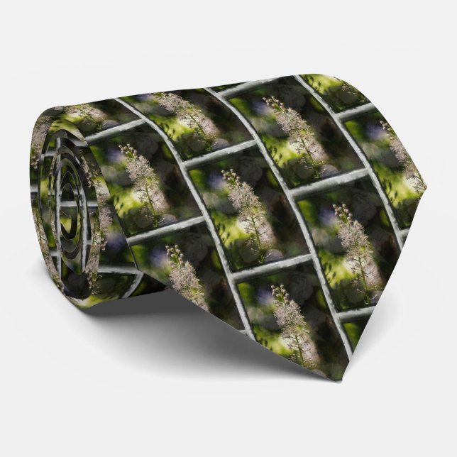 Corbata Black Cohosh Wildflower Nece Tie (Enrollado)
