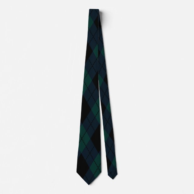Corbata Black Diamond Tartan Tie (Anverso)