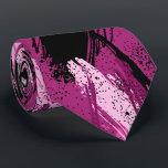 Corbata Black Fuchsia Pink Camouflage Necea<br><div class="desc">La corbata masculina presenta un moderno patrón de camuflaje en negro, fucsia, rosa pastel y rosa caliente. MÁS diseños en la tienda. Guay para la oficina, una noche en la ciudad, un boda, para el novio o novio o dar como regalo a tu esposo, papá, hermano o mejor amigo. ¡Hagan...</div>