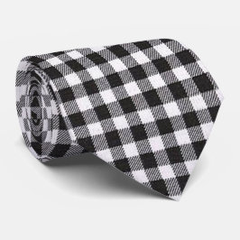 Corbata Black Gingham