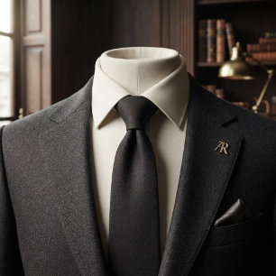 Corbata Black Herringbone Susurro