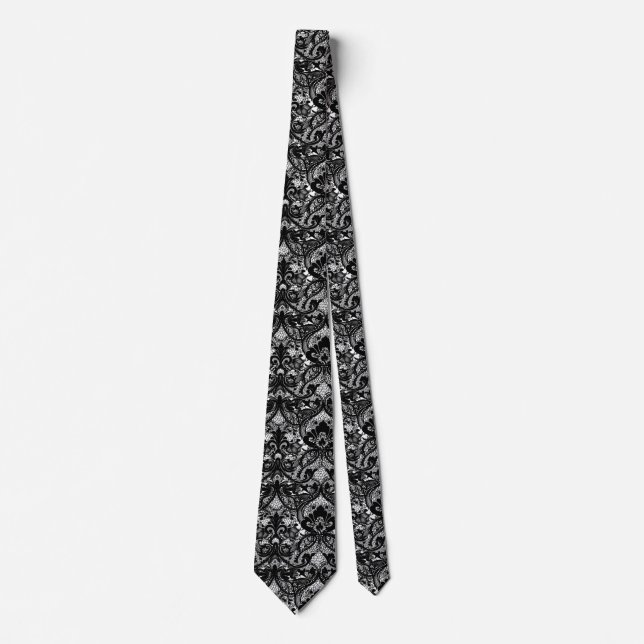 Corbata Black Lace Look (Anverso)