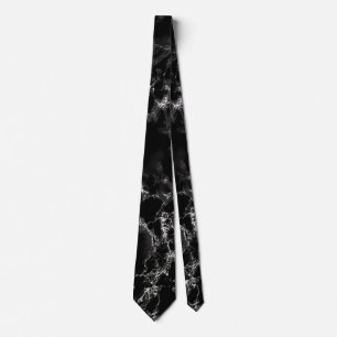 Corbata Black Marble Neneck Tie