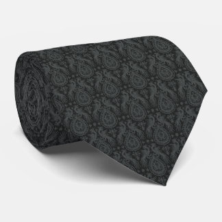 Corbata Black Medieval Dragons Neck Tie