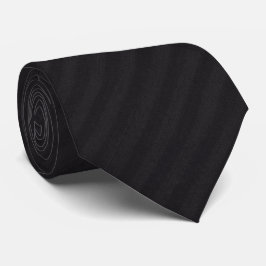 Corbata Black on Black Shadow Stripe