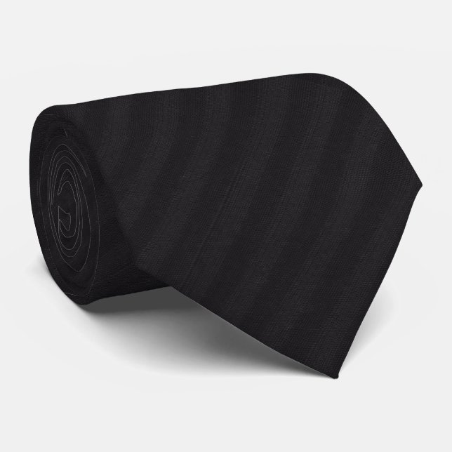 Corbata Black on Black Shadow Stripe (Enrollado)