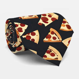 Corbata Black Pizza Slices Necs Tie