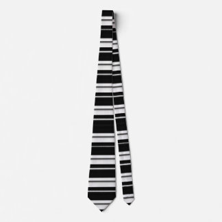 Corbata Black Stripe Tie – Bold Modern Accessory