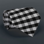 Corbata Black White Gray Checkerboard<br><div class="desc">Great gift ideas for birthday,  Christmas,  Father's Day ... </div>