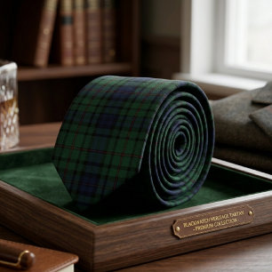 Corbata Blackwatch Patrimonio Tartán Ejecutivo