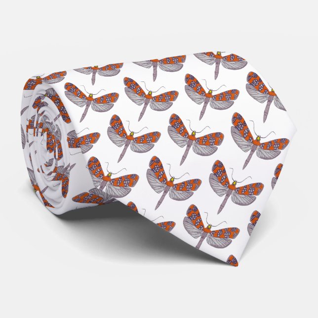 Corbata (blanca) - Polilla del Ailanto (Enrollado)