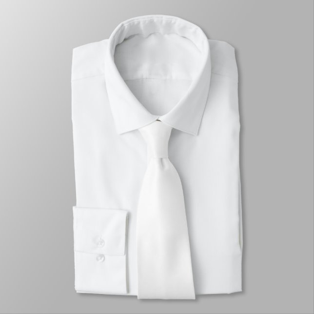 Corbata Blanco clásico (Atado)