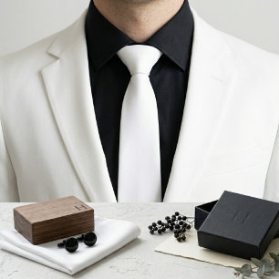Corbata Blanco Puro