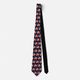 Corbata BLANCO ROJO Y CHOW mens necktie