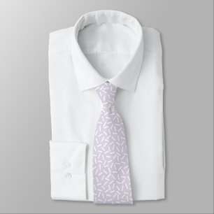 Corbata Blanco y gris moderno