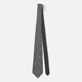 Corbata Blanco y gris moderno