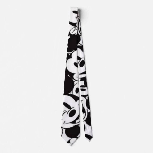 Corbata Blanco y negro  (Anverso)