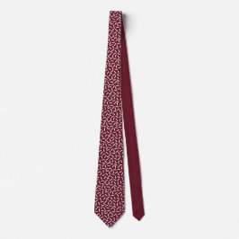 Corbata Blanco y rojo moderno 