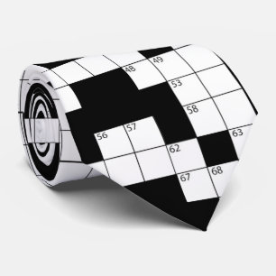 Corbata blank crossword puzzle pattern
