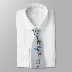 Corbata Blaue Ranke