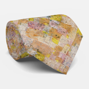 Corbata Bliss Tie suburbano - Arte abstracto de Paul Klee