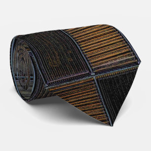 Corbata Bloque de color neutro con aspecto de pana