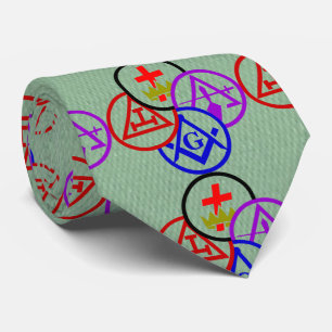 Corbata Bloque masónico