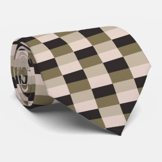 Corbata Bloques de color tonos oscuros y beige