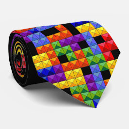 Corbata Bloques de Tetromino OPUS - Doble cara