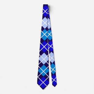 Corbata Blue Argyle Tie