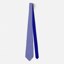 Corbata Blue Check Tie