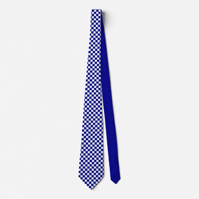 Corbata Blue Check Tie (Anverso)