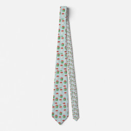 Corbata Blue Christmas Presk Neck Tie
