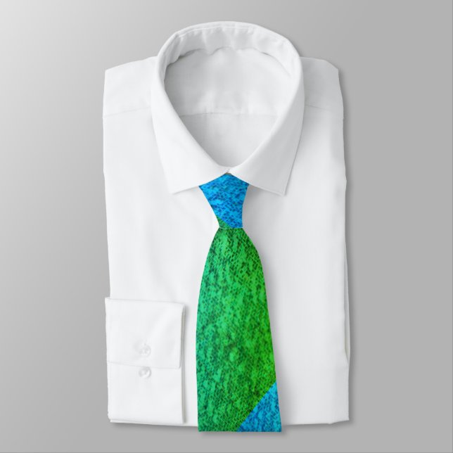 CORBATA  BLUE GREEN CUTE NECK TIE (Atado)