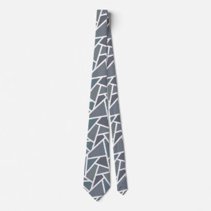 Corbata Blue-grey mosaic pattern