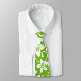 CORBATA BLUE HAWAII (LIME)