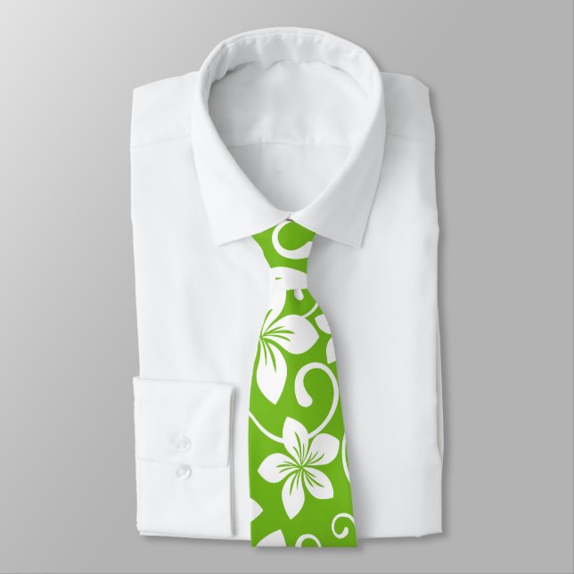 CORBATA BLUE HAWAII (LIME) (Atado)