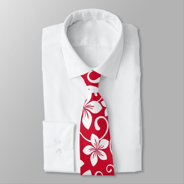 CORBATA BLUE HAWAII (RED) (Atado)