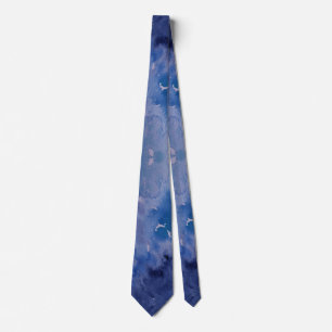 Corbata Blue Jeans Retro Tie Dye