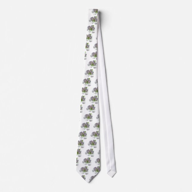 Corbata Blue Lace Hydrangea Tie (Anverso)