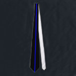 Corbata Blue Line fino ata<br><div class="desc">La línea azul fina lazo es el lazo para la aplicación de ley personal por todo el país. El diseño simple pero bien conocido nos recuerda nuestro deber jurado proteger y servir mientras que guarda la paz.</div>